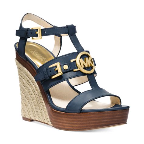 michael kors navy sandals